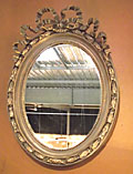 FRENCH LXVI STYLE CRESTED MIRROR